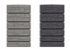 500L Rainwater Tank Barrel Anthracite Stone Design Plastic Water Storage Container with Gutter Collector and Tap
