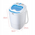 Pralka wirówka turystyczna 3kg 400W MS 8053 kompaktowa przenośna do prania w podróży energooszczędna