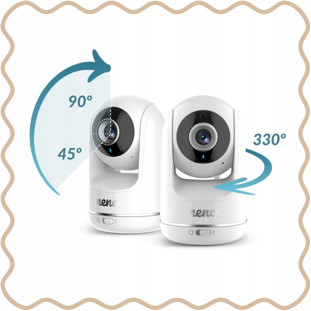 Video Baby Monitor Vista 2.4GHz HD Camera 5 Inch Display Night Vision Two Way Audio Temperature Sensor