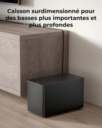 Barre de son 5.1 Poseidon M60 Boom 340 W Dolby Atmos HDMI eARC Bluetooth 5.4 caisson de basses filaire noir