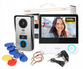 Nowy Kolorowy Wideodomofon Jednorodzinny 7 Cali Full HD 2 MPX z Monitorem do Bramy i Furtki