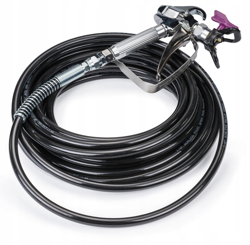 Pistolet Hydrodynamiczny 1200W Wąż 10M Wydajność 1,5 L/min Ciśnienie 220 BAR Agregat Malarski Do Malowania