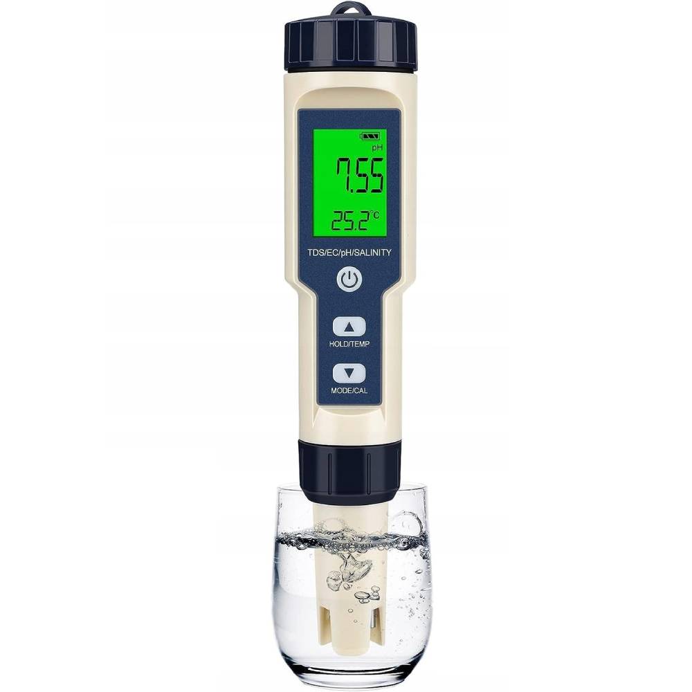 Tester jakości wody pH TDS TEMP przenośny miernik cyfrowy IP67 zakres pomiaru pH 0-14 TDS 0-10000 ppm