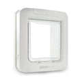 Grande chatière à puce électronique SureFlap pour chats petits chiens couvre-feu ouverture 178 x 170 mm blanc