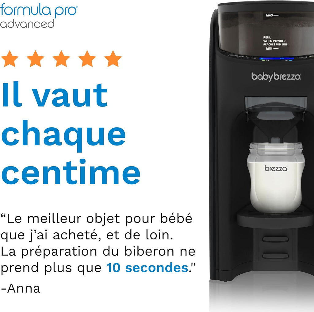 Préparateur biberons Formula Pro Advanced mélange eau chaude poudre automatiquement