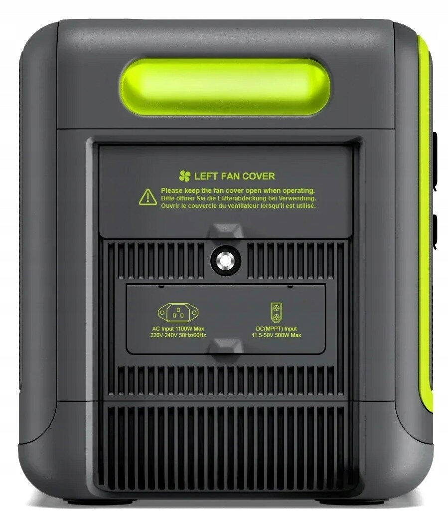 Przenośna stacja zasilania F2400 2048Wh 2400W LiFePO4 z ładowaniem solarnym i portami USB-C