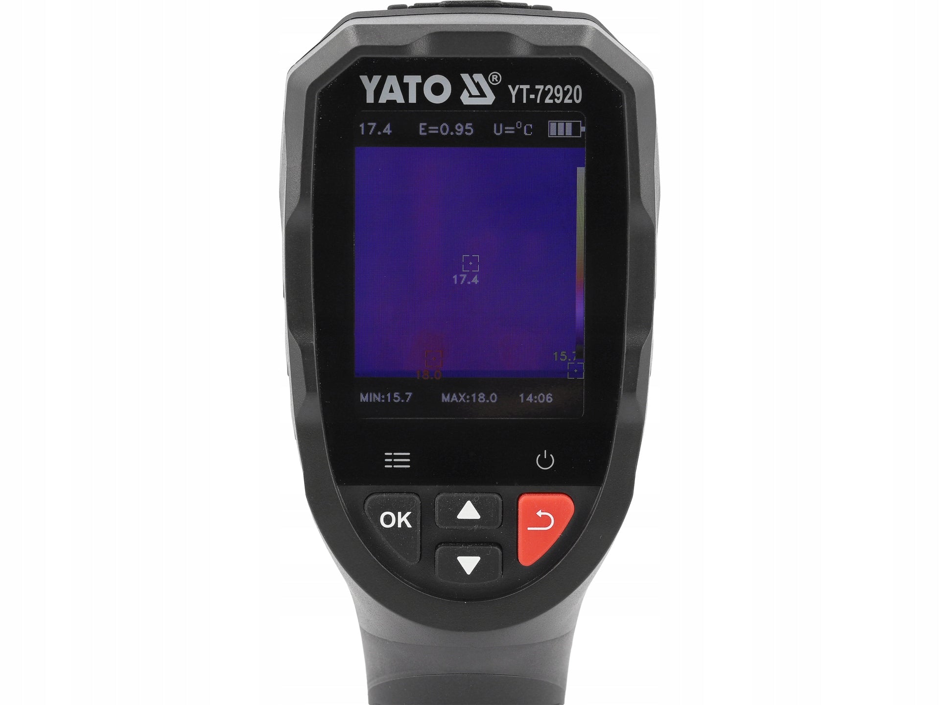 Thermal Imaging Camera YT-72920 240 x 240 Super Resolution VOx Sensor 18 Hz Temperature Range -20°C to 550°C