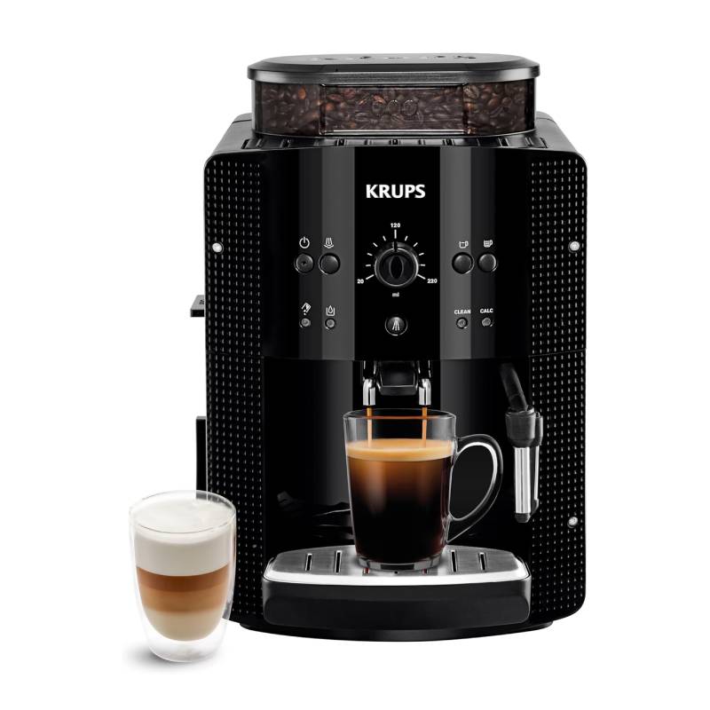Machine à café grain Essential YY8125FD 15 bars 1400 W réservoir 1,7 L bac grains 260 g buse vapeur nettoyage automatique