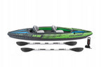 Inflatable Kayak Challenger K2 68306 Two Person 351cm Vinyl Construction with Paddles Pump Travel Bag