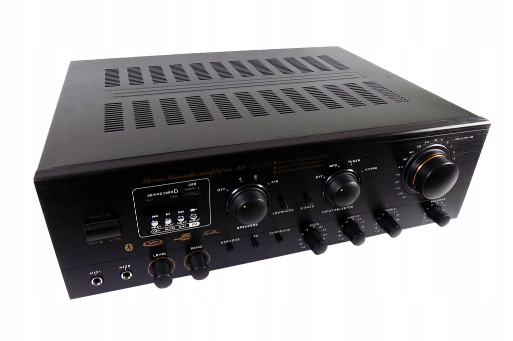 Wzmacniacz Hi-Fi AMPLI 5.0 Bluetooth 4.0 USB SD FM 350W 7.0 kanałów HDMI DSP Karaoke