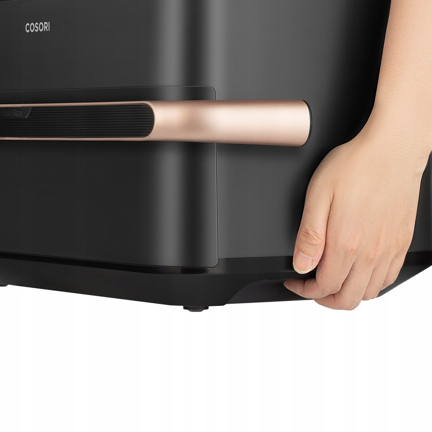 Frytkownica beztłuszczowa TwinFry Dual Air Fryer 2800W 10 litrów kolor czarny z termostatem