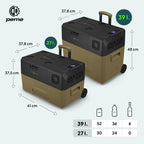 Lodówka Kompresorowa Elektryczna Zamrażarka Samochodowa Expedition 40 12V 24V energooszczędna kompaktowa