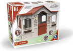 Maison enfant extérieur Le Chalet 89650 plastique robuste 159 x 103 x 104 cm 4 fenêtres montage facile dès 24 mois