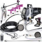 Pistolet Hydrodynamiczny 1200W Wąż 10M Wydajność 1,5 L/min Ciśnienie 220 BAR Agregat Malarski Do Malowania