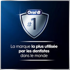 Brosse dents électrique iO 6 noire 5 modes capteur pression écran interactif 2 brossettes étui voyage