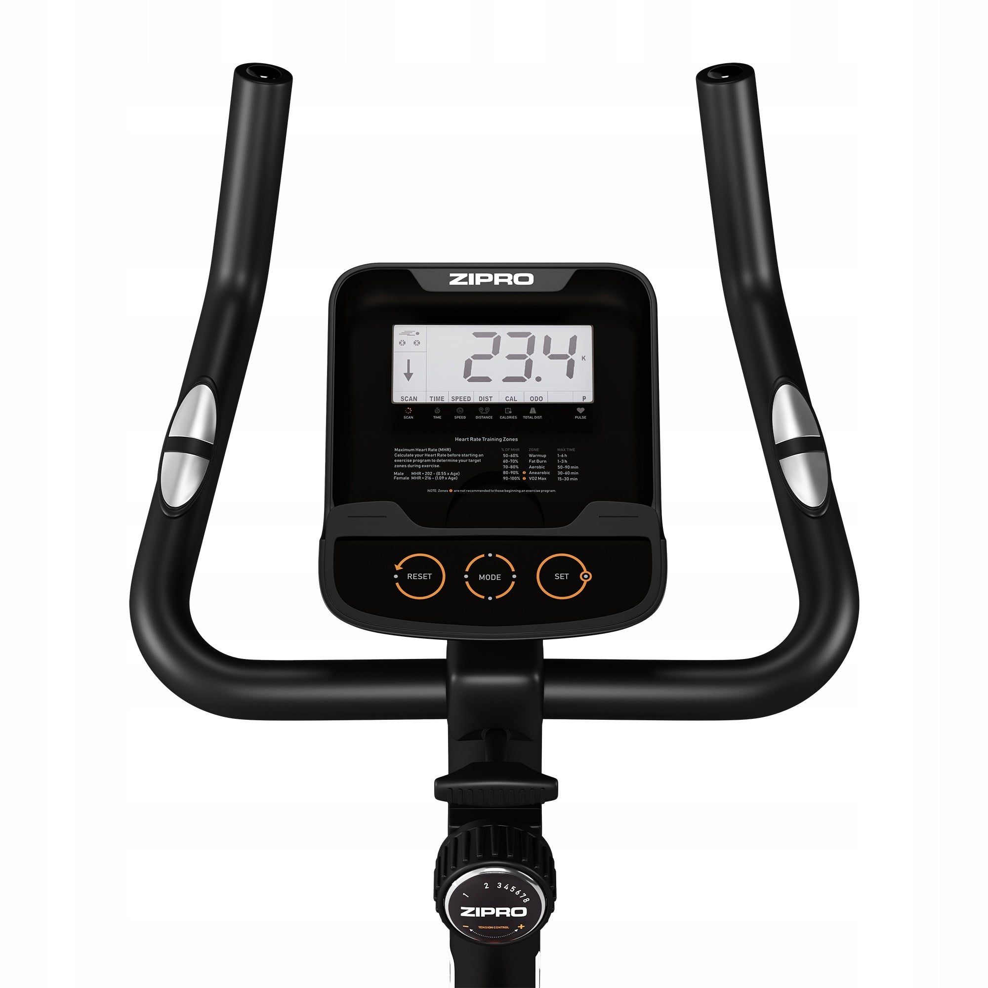 Rower stacjonarny magnetyczny Nitro RS pionowy z regulacją oporu wyświetlaczem LCD obciążenie 150 kg