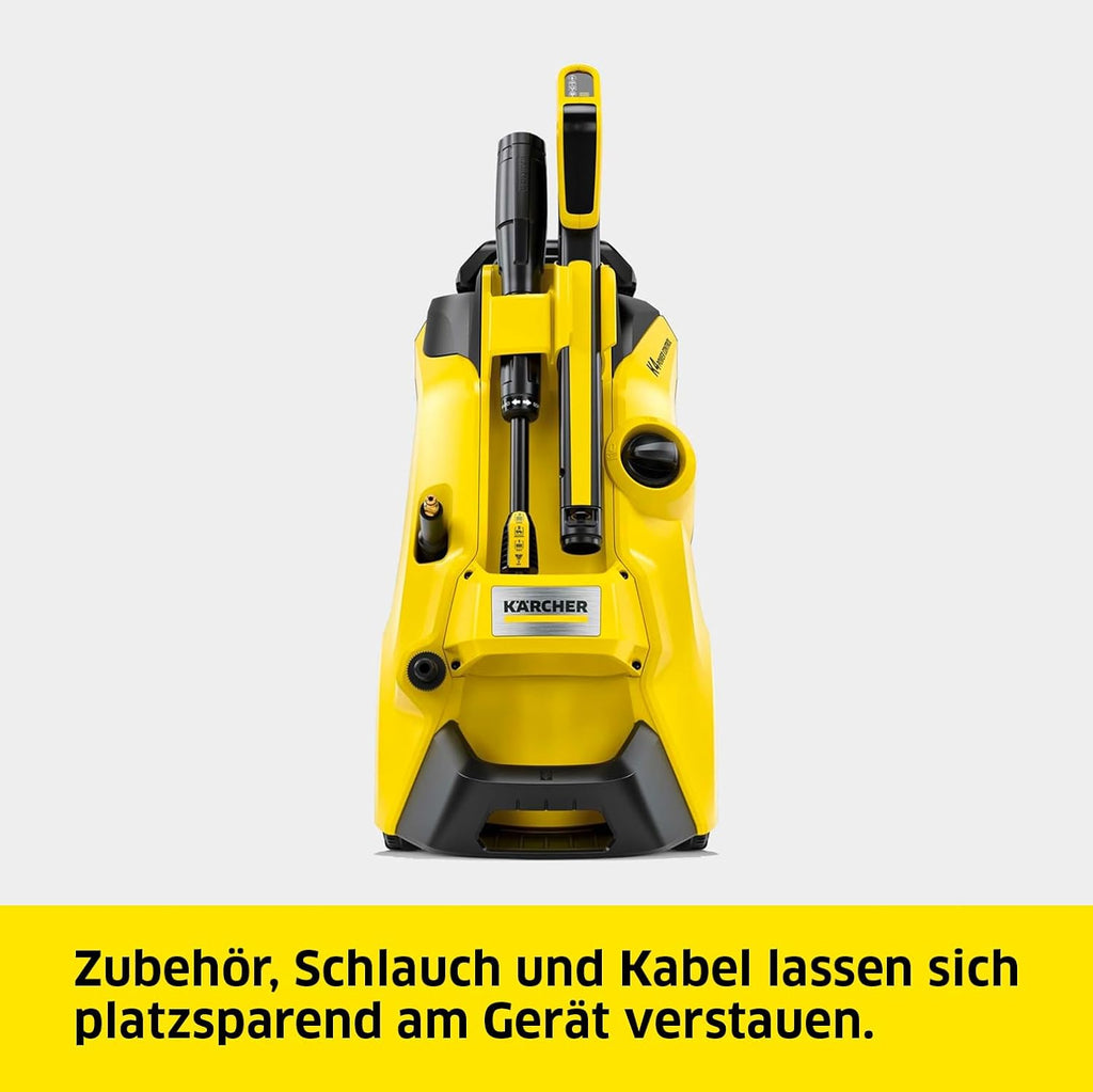 Nettoyeur haute pression K 4 Power Control 130 bar débit 420 L h flexible 8 m avec pistolet lance et rotabuse