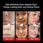 Appareil de soin du visage Age-R Booster Pro 6 en 1 massage beauté effet glass skin noir