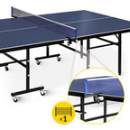 Stół do tenisa stołowego składany VECTOR 274 x 152.5 x 76 cm blat MDF 15 mm tryb single player siatka