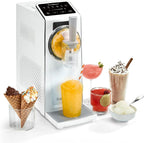 Machine à glace Frost Fusion 6 en 1 1,6 L avec compresseur intégré 6 programmes maintien au froid blanc