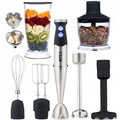 Blender ręczny Six-Edge HB01S 1500 W 8w1 z tytanowymi ostrzami 25 prędkościami Turbo i zestawem 14 elementów