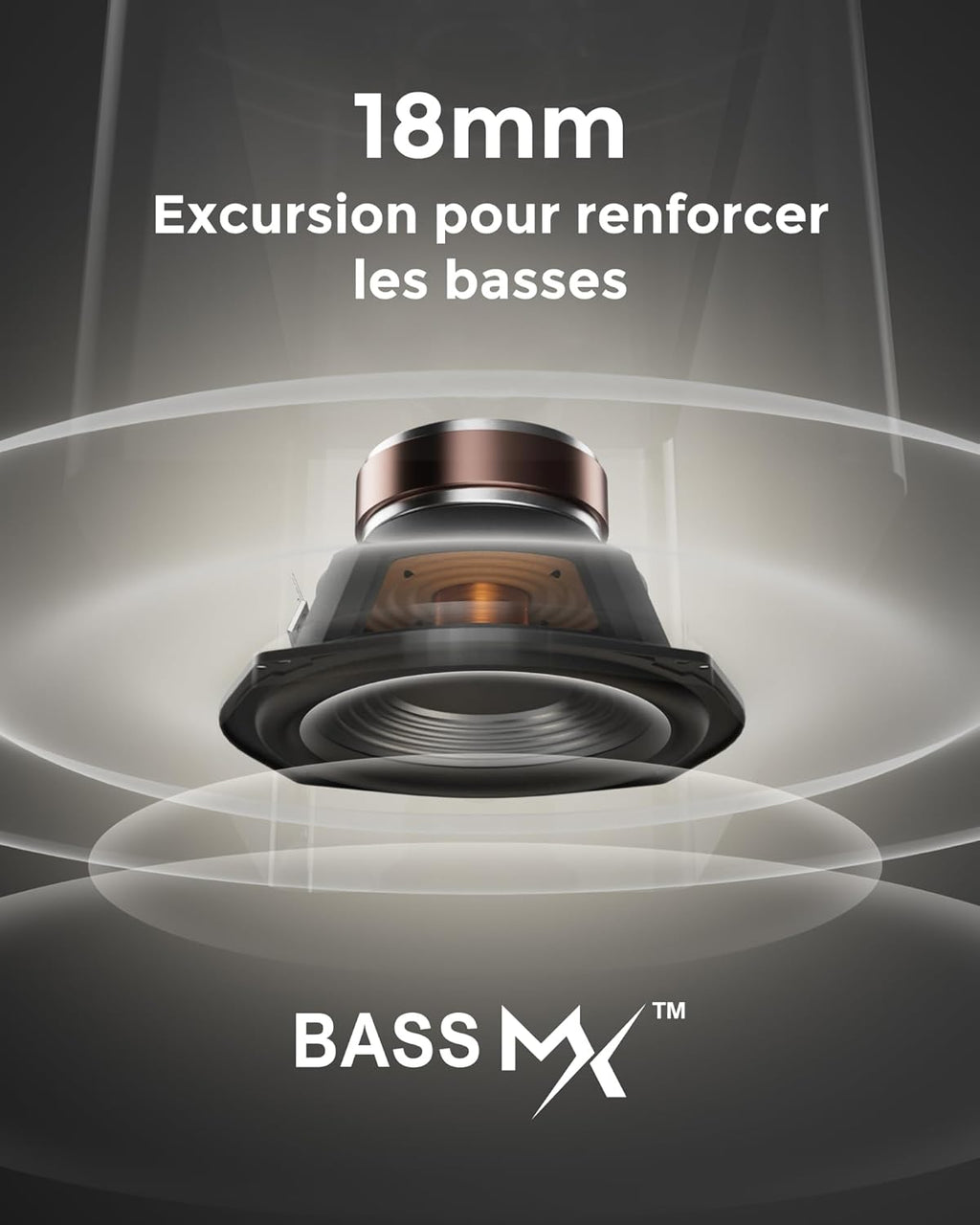 Barre de son 5.1 Poseidon M60 Boom 340 W Dolby Atmos HDMI eARC Bluetooth 5.4 caisson de basses filaire noir