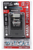 Akumulator Li-Ion DED6937 SAS+ALL 18 V 8 Ah do elektronarzędzi z 3-stopniowym wskaźnikiem LED ogniwa 21700