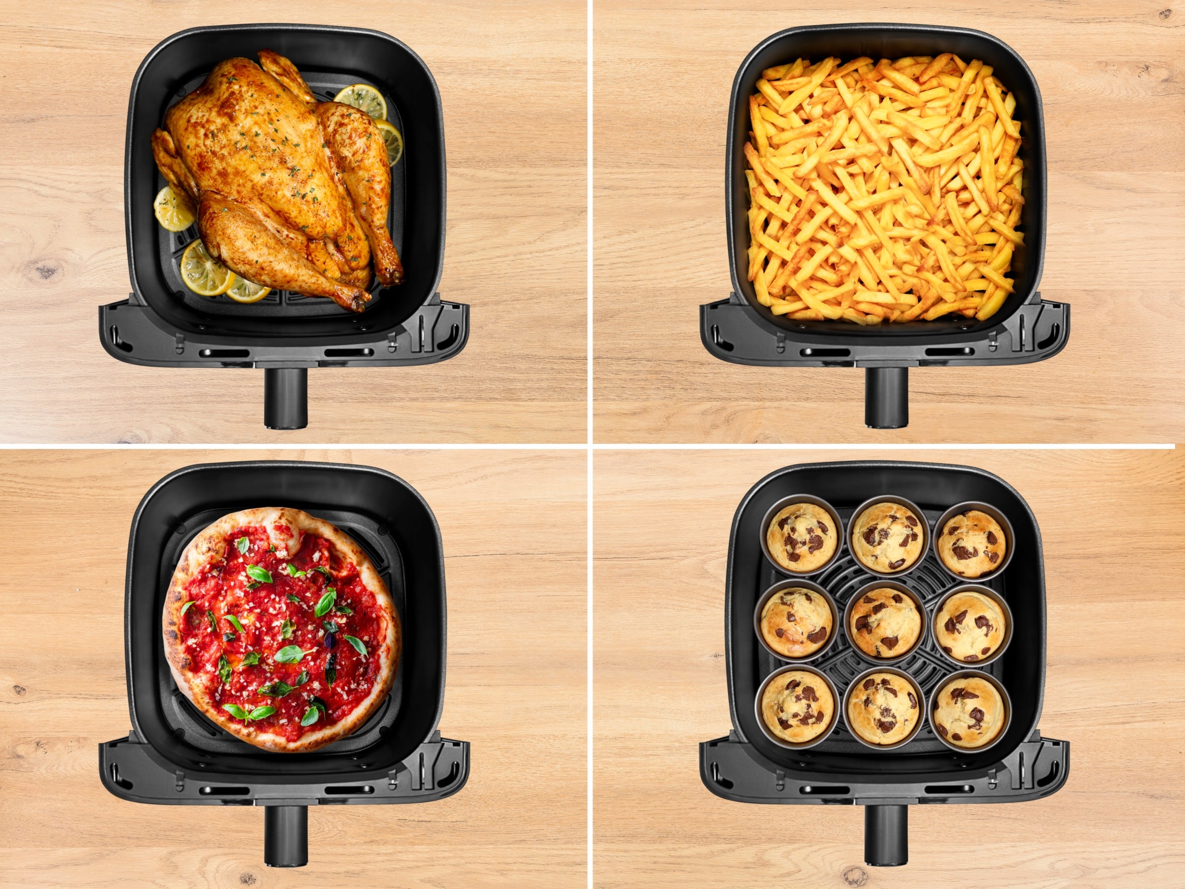 Elektryczna Frytkownica Beztłuszczowa EY855D10 Frytownica AIR FRYER Duża Pojemność 7,5 Litra XL