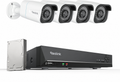 Reolink Caméra surveillance extérieure 4K kit NVR 8CH 2To PoE 8MP vision nocturne 30m audio RLK8-800B4
