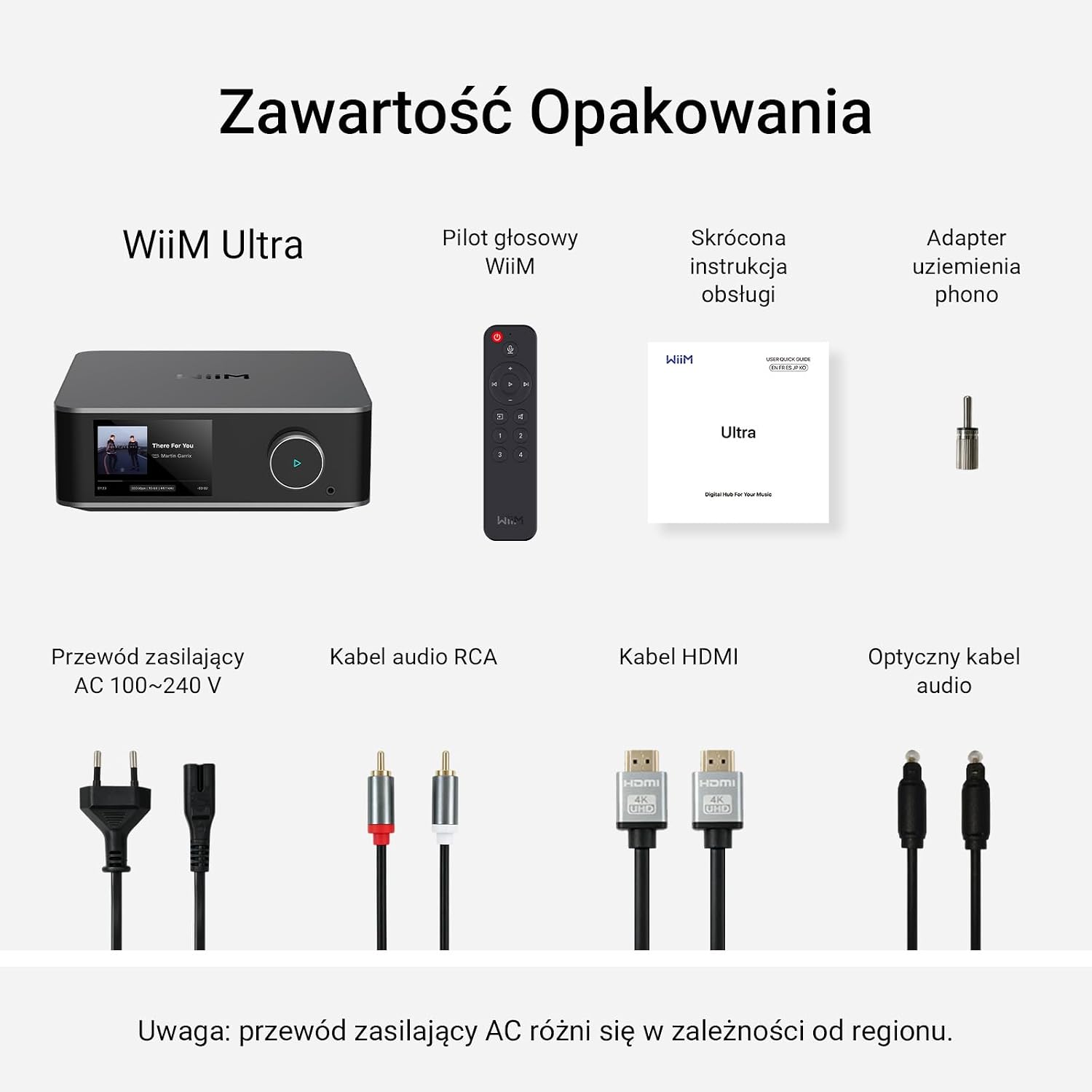 Music Streamer i Cyfrowy Przedwzmacniacz Ultra ASR004 z Ekranem Dotykowym HDMI ARC DAC WiFi Bluetooth