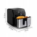 Elektryczna Frytkownica Beztłuszczowa EY855D10 Frytownica AIR FRYER Duża Pojemność 7,5 Litra XL