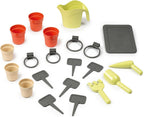 Maison jardinage enfants jardinière treillis mangeoire récupérateur eau matière recyclée dès 2 ans