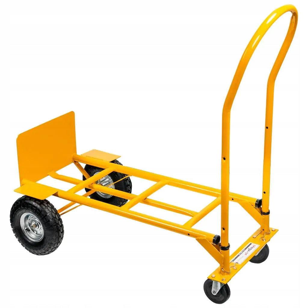 Wózek transportowy Młynarka dwukołowy 200 kg pneumatyczny stalowy 50x30 cm profesjonalny wytrzymały