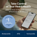 Moniteur ECG personnel KardiaMobile 6L 6 dérivations smartphone détection fibrillation auriculaire 30 s autonomie 200 h