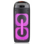 Przenośny głośnik PartyBox PB50LED karaoke z mikrofonem bezprzewodowym LED Bluetooth USB FM AUX 500 W