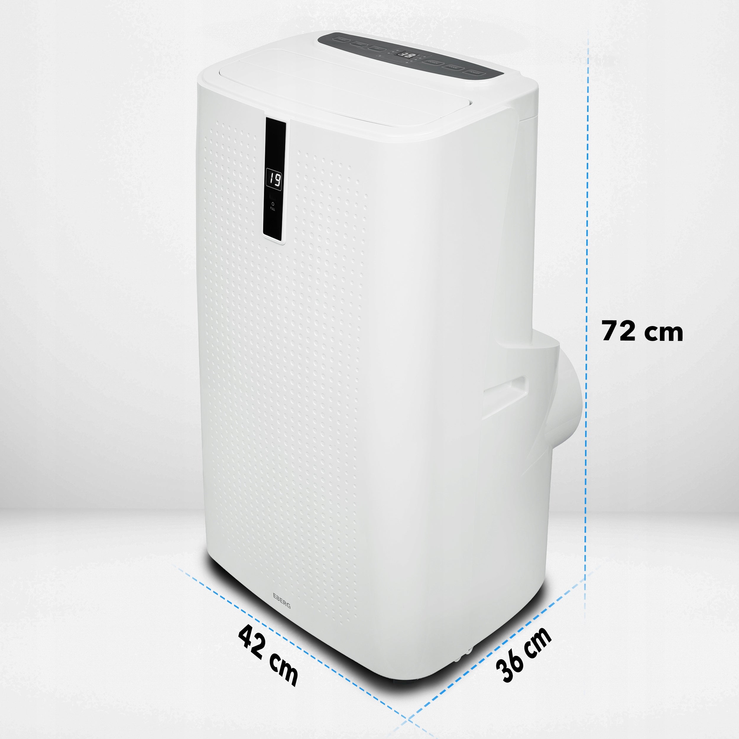 Klimatyzator przenośny ENVA E35J1 3530 W 12000 BTU WiFi chłodzenie osuszanie wentylacja