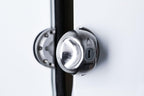 Lot de 2 serrures antivols Saturn Evo pour véhicules utilitaires verrouillage manuel acier inoxydable 4 clés argent