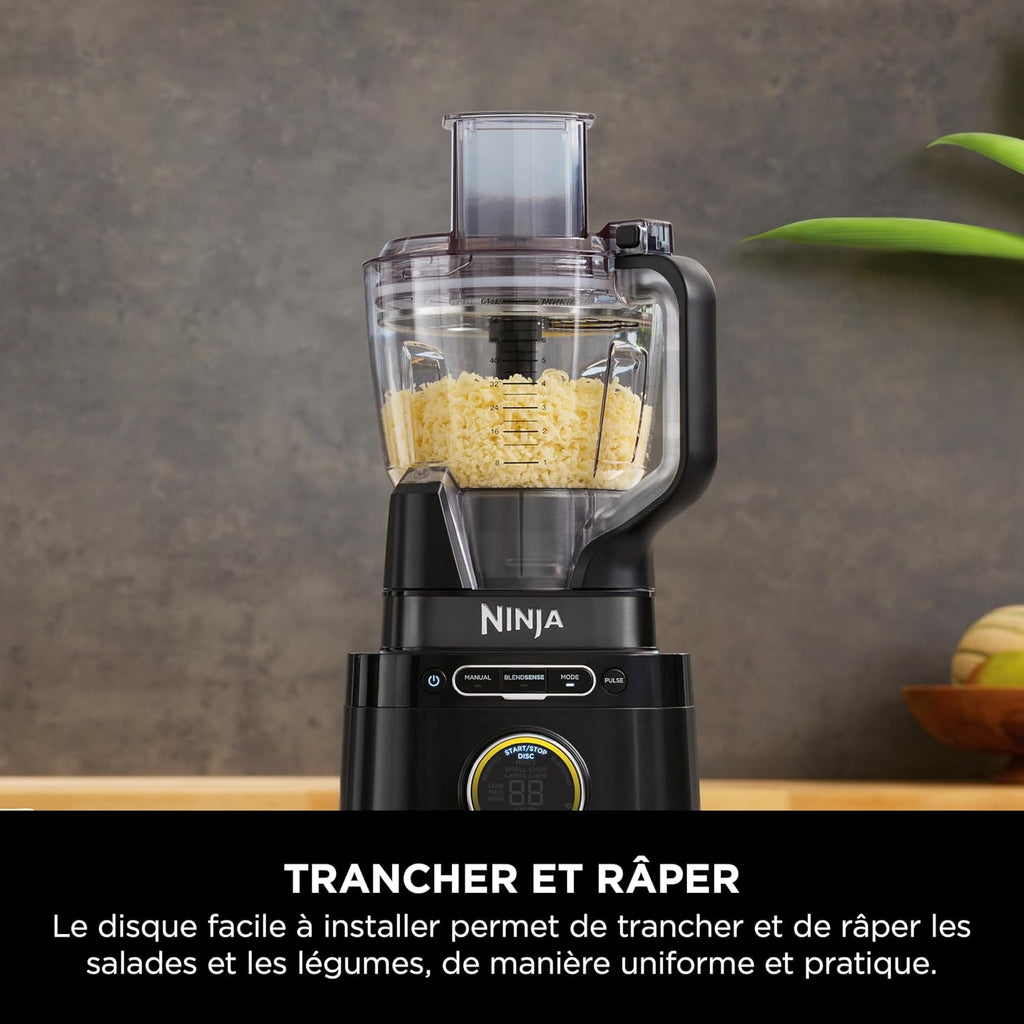 Blender processor 3 en 1 Detect Power 1200W bol mélange lame malaxeur gobelet individuel pétrir mixer hacher TB401EU