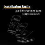 Serrure électronique de porte Smart Lock Pro Bluetooth WiFi Matter contrôle app sans changer le cylindre