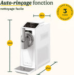 Machine à glace Frost Fusion 6 en 1 1,6 L avec compresseur intégré 6 programmes maintien au froid blanc