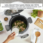 Multicuiseur intelligent Cookeo CE854110 6 L 1600 W avec 80 recettes intégrées 6 modes de cuisson blanc