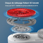Robot nettoyeur de vitres S55 Pro 6500 Pa réservoir 80 ml navigation SLAM 4 pulvérisation HydroJet sécurité multicouche