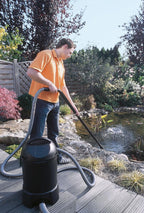 Aspirateur de bassin PondoMatic 3 1400 W réservoir 30 L aspiration 3000 L/h tuyau 4 m embouts joints algues universel