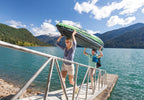 Inflatable Kayak Challenger K2 68306 Two Person 351cm Vinyl Construction with Paddles Pump Travel Bag