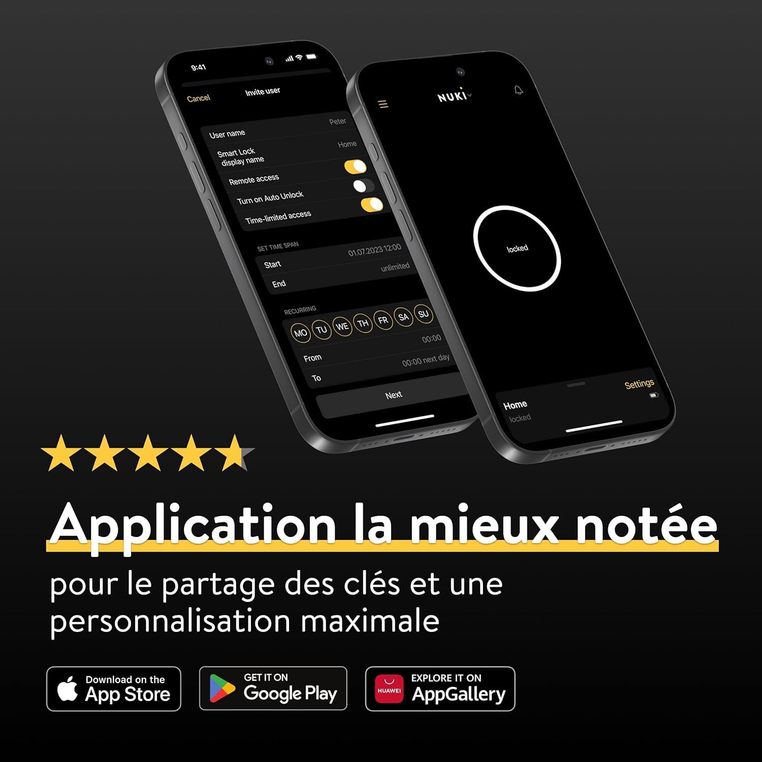 Smart Lock Ultra Serrure Connectée Avec Bluetooth Wi‑Fi Matter Et 3 Modes De Verrouillage