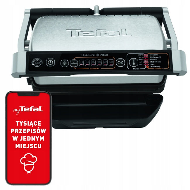 Grill elektryczny Optigrill GC706D z automatycznym gotowaniem i regulacją temperatury