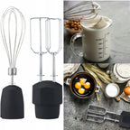 Blender ręczny Six-Edge HB01S 1500 W 8w1 z tytanowymi ostrzami 25 prędkościami Turbo i zestawem 14 elementów