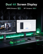 Mini PC Essenx E1 AMD Ryzen 3 3250U, 8Go DDR4 256Go SSD, Windows 11 Pro, WiFi5 Bluetooth, Double Affichage 4K