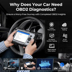 Valise diagnostic auto AD500 4 systèmes OBD2 moteur transmission ABS SRS 6 réinitialisations écran 5 pouces