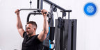 Atlas treningowy FORCE wielofunkcyjny do ćwiczeń siłowych wyciąg górny prasa do nóg modlitewnik stos 87 kg